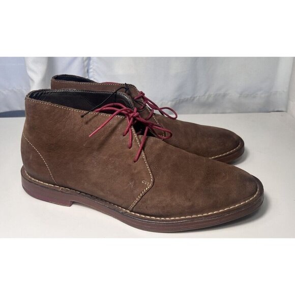 Cole Haan Men's Chukka Boots Size 10M Leather Dark Brown - Picture 3 of 7